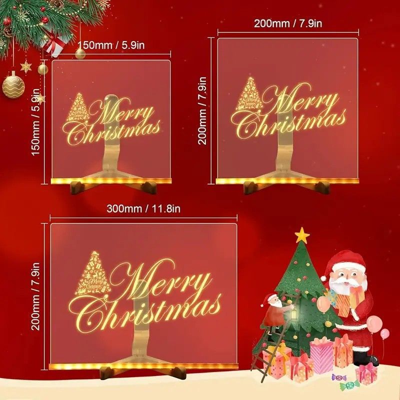 Children's Luminous Drawing Board DIY Educational Handwriting Board Kidsren's Eye Protection Drawing Board Light Erasable Luminous Graffiti Drawing Board