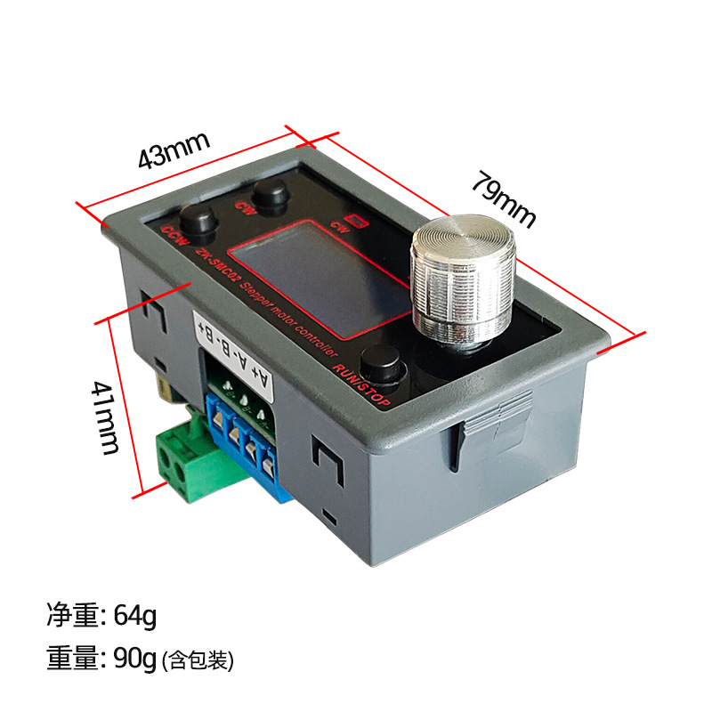 Drive Integrated 42 57 Stepper Motor Forward and Reverse Control Drive Angle Pulse Speed Plc Serial Communication
