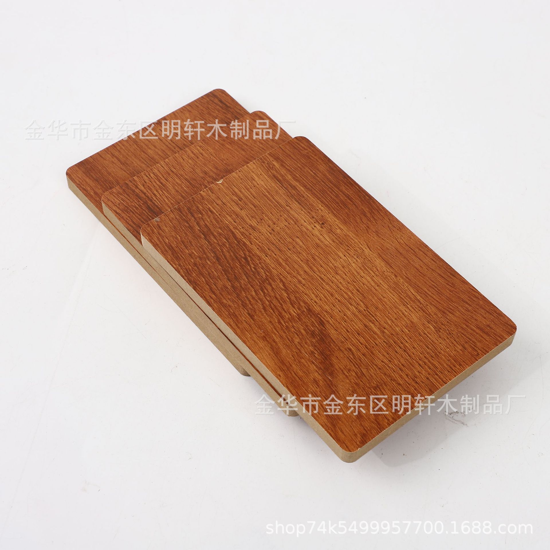Factory wholesale density board outdoor camping storage box cover wooden cover melamine hot paste anti-cut hand