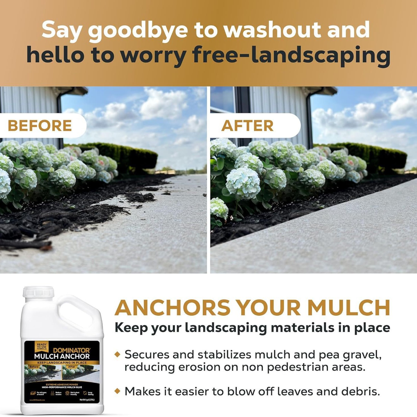 Amazon mulchglue cover glue plastic film glue quick-drying cover glue epoxy resin permeable road glue gravel