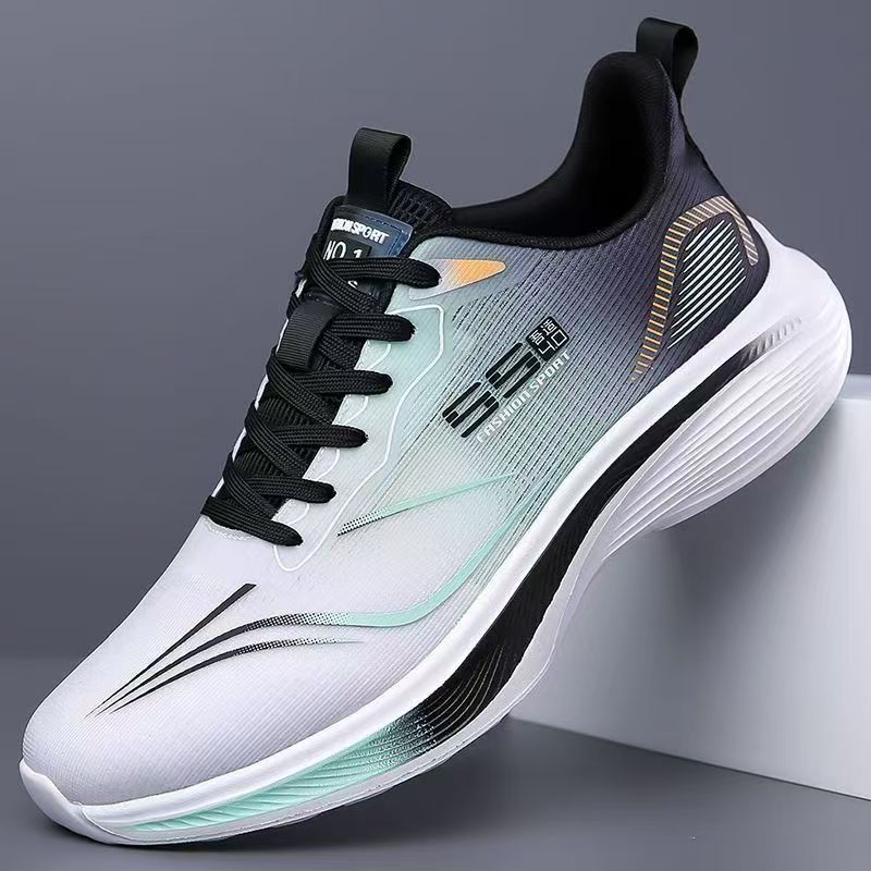 Men's Shoes Spring and Summer Mesh Breathable Shoes Casual Shoes Ultra-light sneaker Soft Sole Non-slip Shock-absorbing Student Running Shoes
