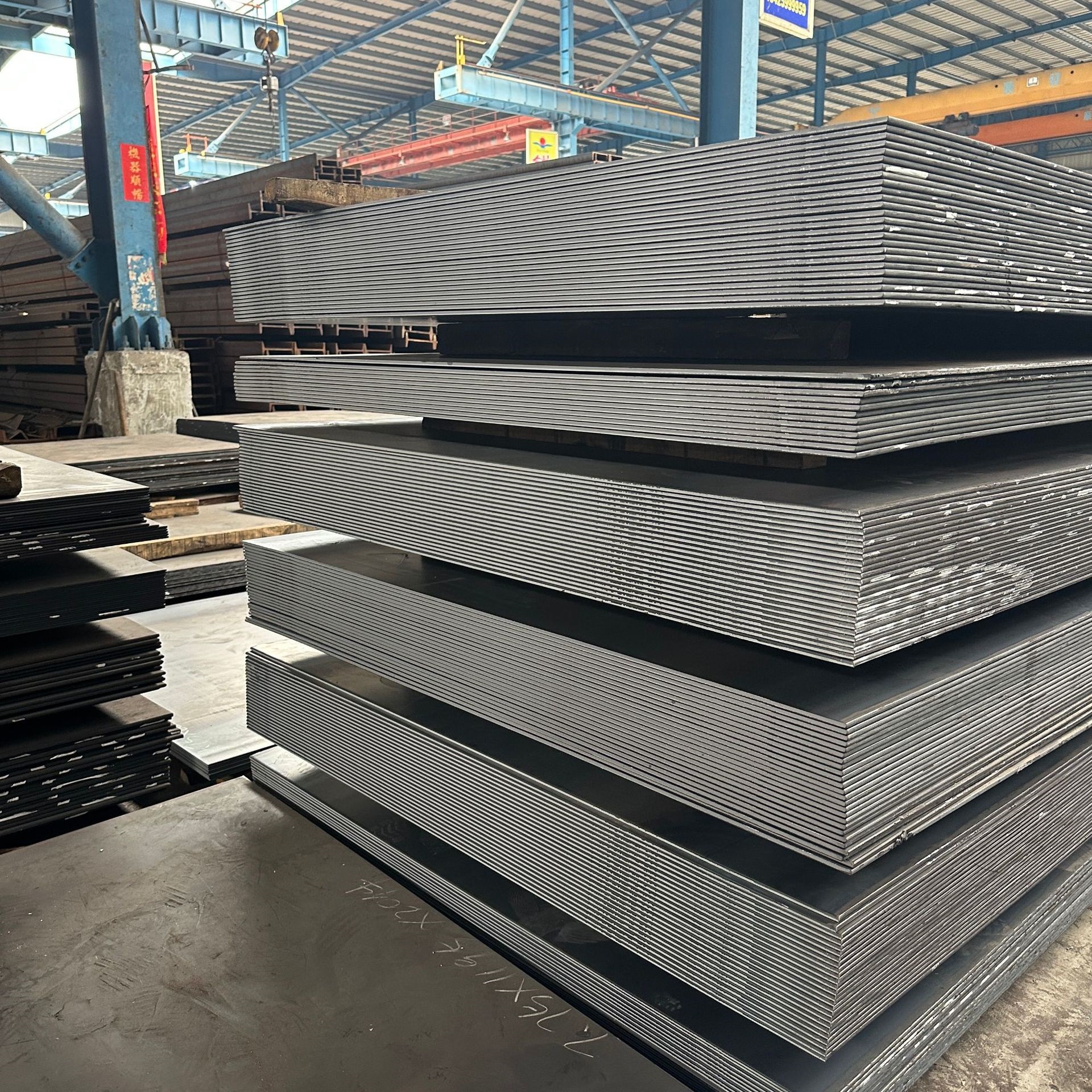 Guangdong Hot-Rolled Galvanized Q235 General Steel Plate, Medium-Thick Plate, Hot-Rolled Embedded Plate, General Steel Plate for Construction Engineering, A3 Steel Plate