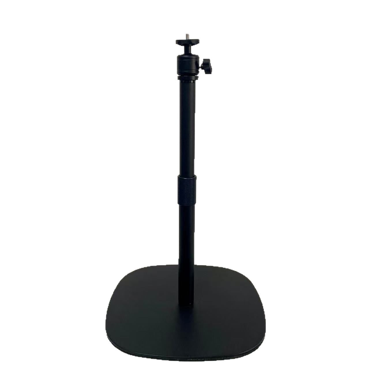 Retractable Desktop Metal Stand, Rotatable Aluminum Alloy Height-Adjustable Projector Floor Stand, No Drilling Required