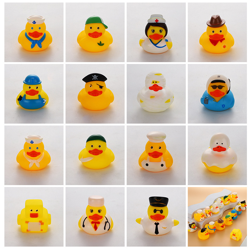 Cross-Border Little Yellow Duck Hot Selling Halloween Children's Water Play Professional Duck Foreign Trade Easter Intellectual Exercise Toy