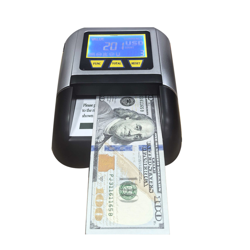 Малый портативный детектор валют для долларов и евро с встроенной литиевой батареей, для проверки подлинности