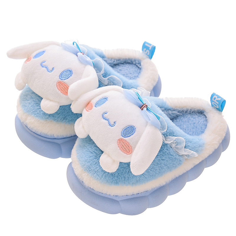 New Autumn and Winter Children's Cotton Slippers Boys and Girls Indoor Cute Cartoon Girls Slippers Baby Cotton Slippers