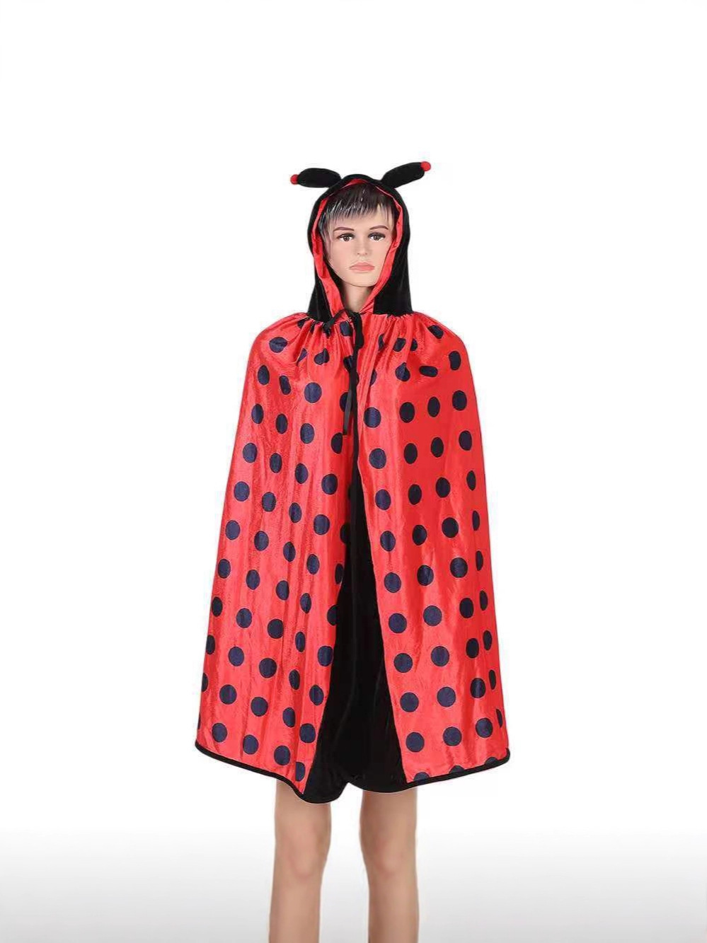 Cross-Border Halloween Cosplay Masquerade Ladybug Animal Cloak Little Bee Cloak Hooded