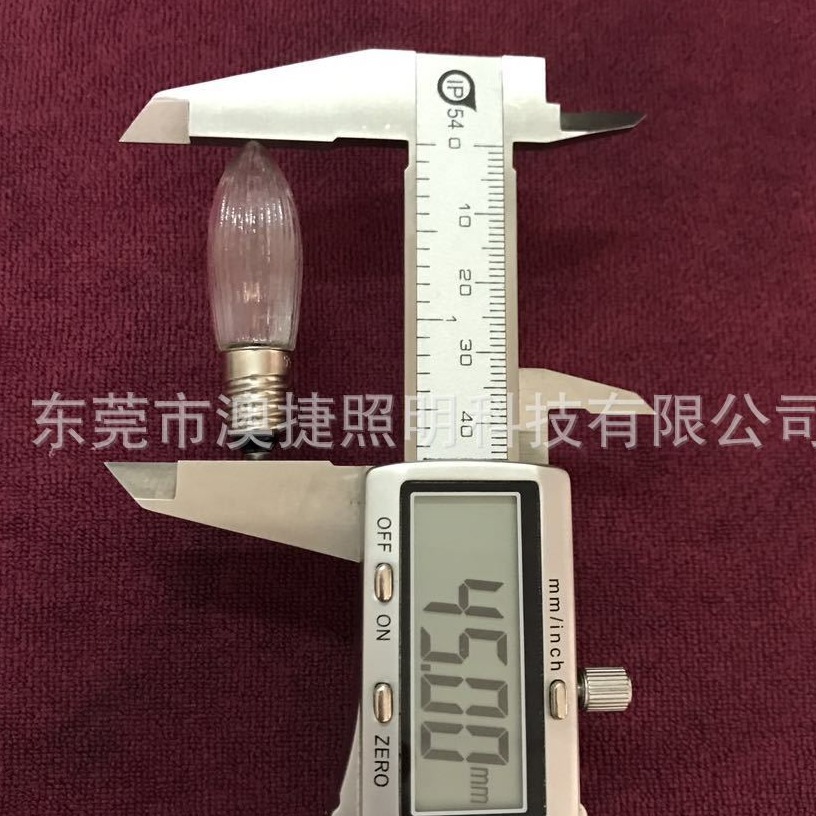 Factory Direct Sales Christmas Light Bulb Series: E10 C6 Pattern (Live Shape) Light Bulb