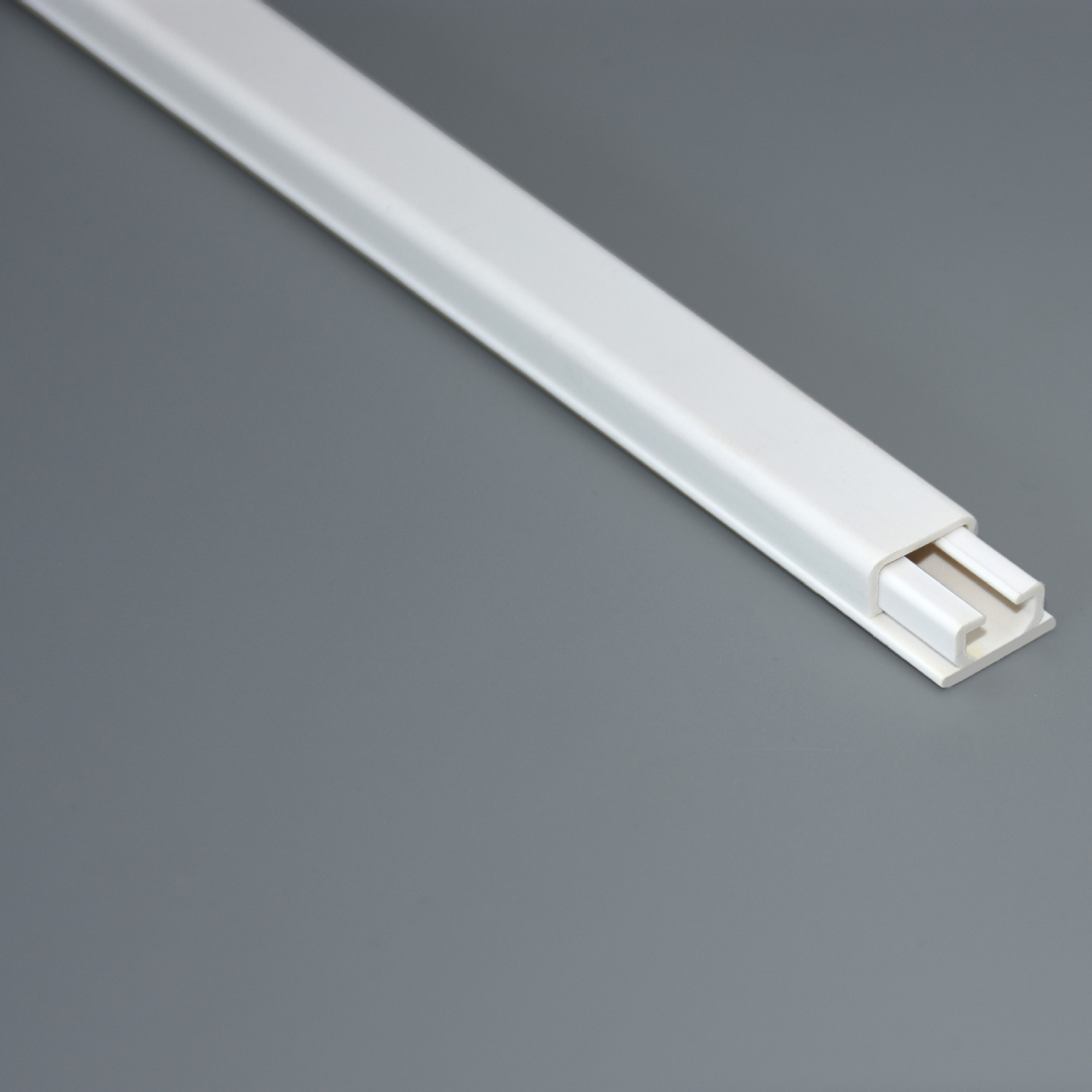 Guangdong Type Pvc Wire Duct Direct Sales Wall-Mounted Square Flame Retardant Wire Network Cable Box Plastic Square Wire Duct