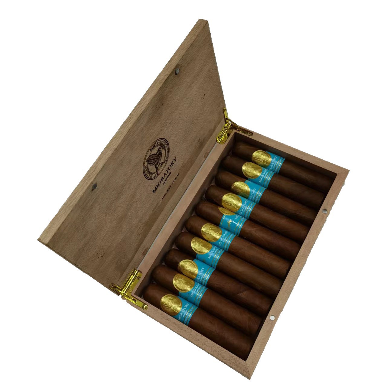 Manufacturers Can Produce High-End Cigar Wooden Boxes, Cedar Wooden Boxes, Moisturizing Cigar Storage Boxes, Environmentally Friendly and Paint-Free