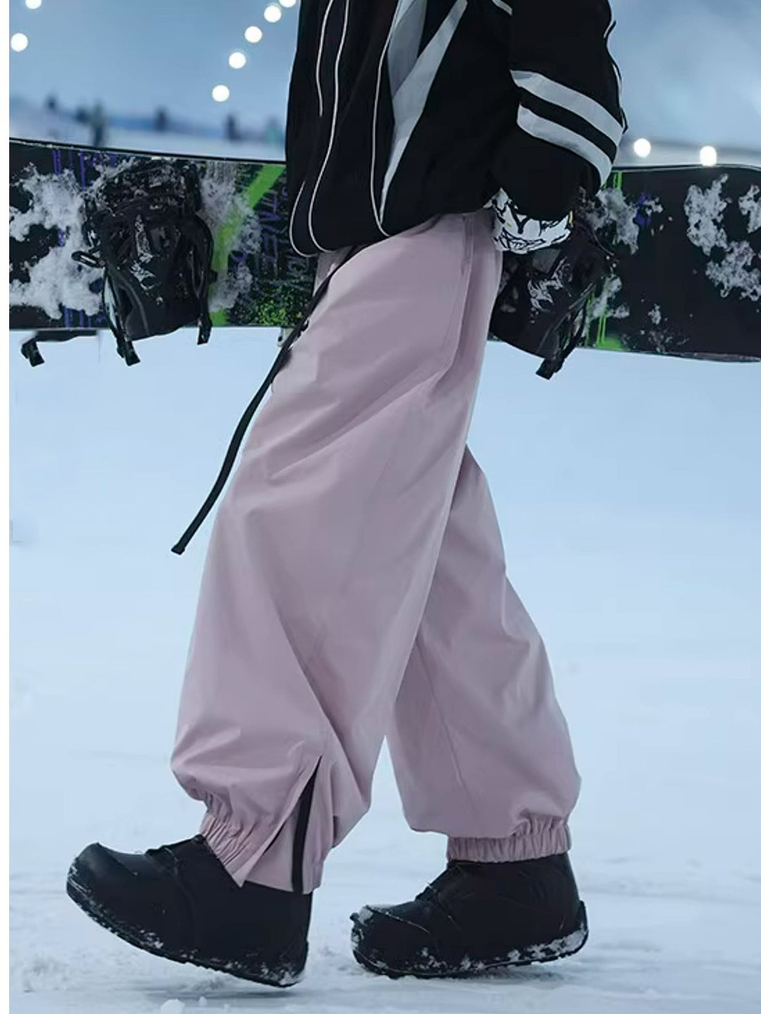 Harbin Cold-Proof Assault Pants Men's Winter Waterproof and Windproof Ski Pants Men's and Women's Outdoor Velvet Leggings Snow Pants