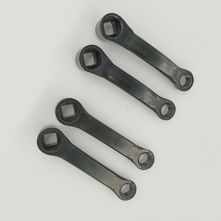 Electric bicycle crank 102mm curved black battery car scooter pedal crank pedal connecting rod