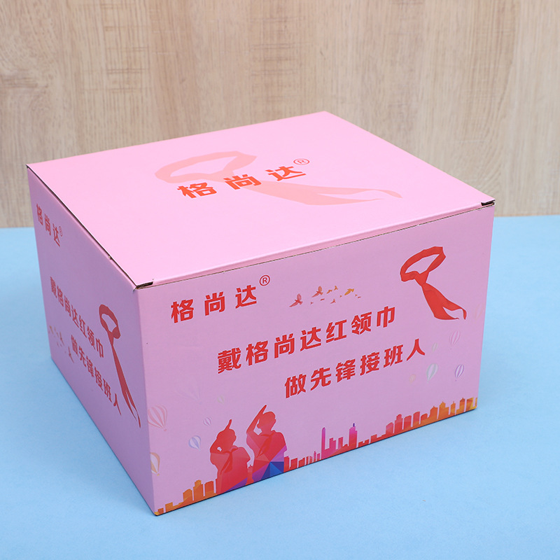 Factory wholesale red scarf thickened cotton large primary school children Universal Multi-size national standard red scarf