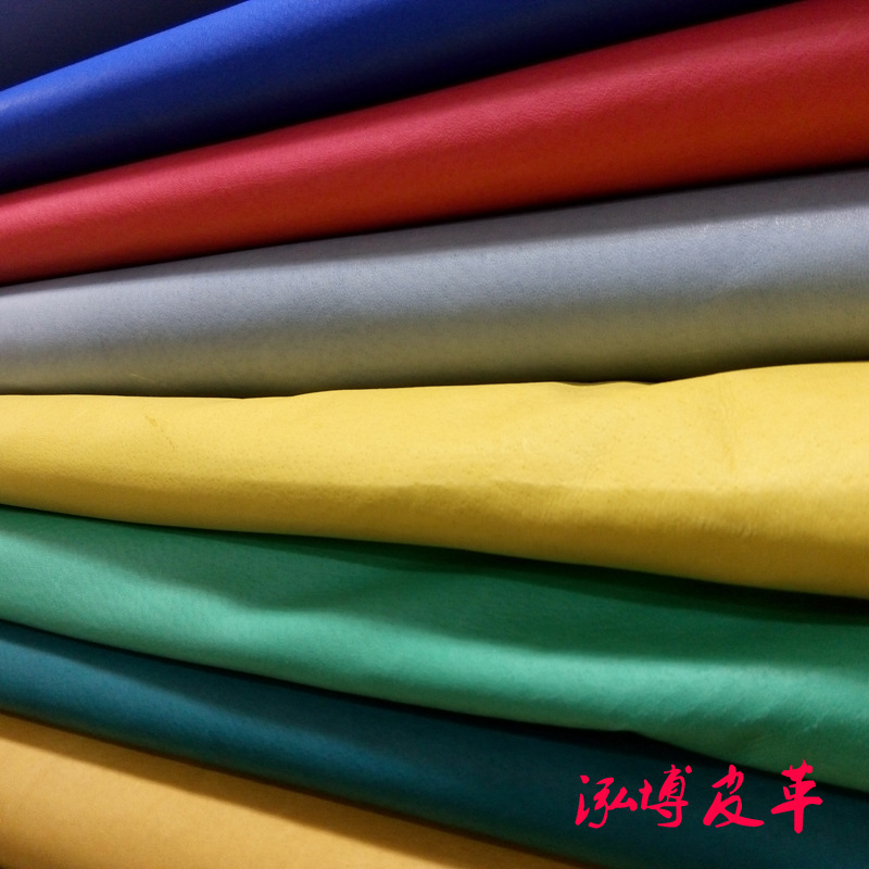 Кожаный материал для обуви высокого качества, свиная кожа первого слоя, цвет водяной краски