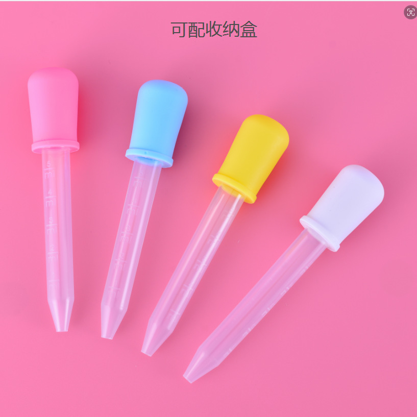 English card-mounted baby feeder infant and young anti-choke with scale dropper feeding water and taking medicine children feeder