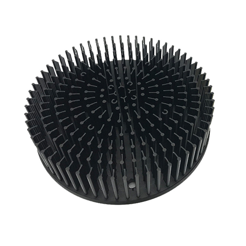 Diameter 140 high 70 super power round cold forged radiator aluminum profile LED lighting 60W cold section heat sink