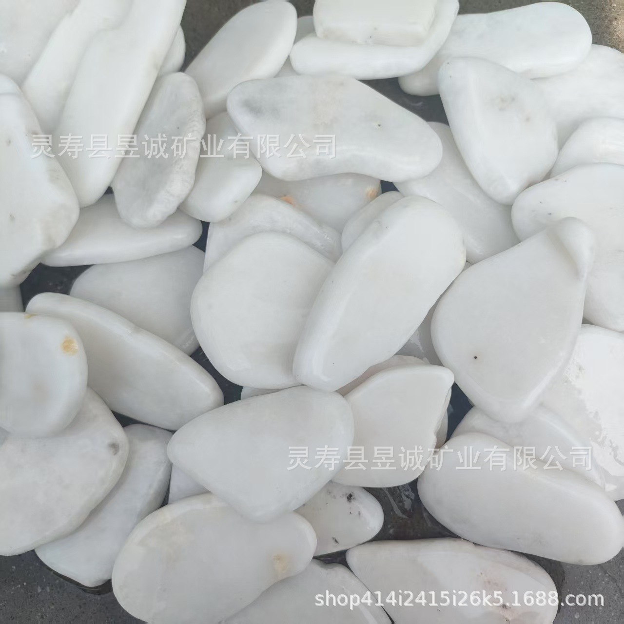 Painting Stone Carving Stone Pebble Pieces White Stone Pieces Wall Pavement Paving Manufacturer Dropshipping