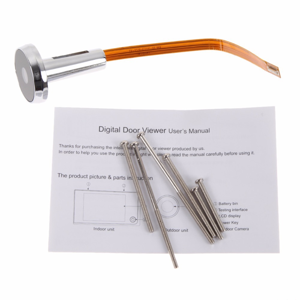 New HD 3.5-inch visual doorbell smart doorbell smart visual doorbell 520Awifi doorbell cat eye