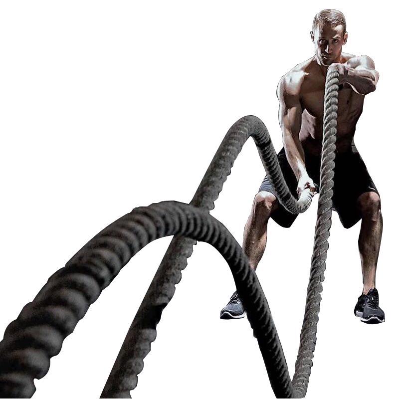 Battle Rope Fitness Swing Rope Home Men's Physical Training Strength Rope Slimming Weight Loss Arm Strength Fighting Rope Qingbaile