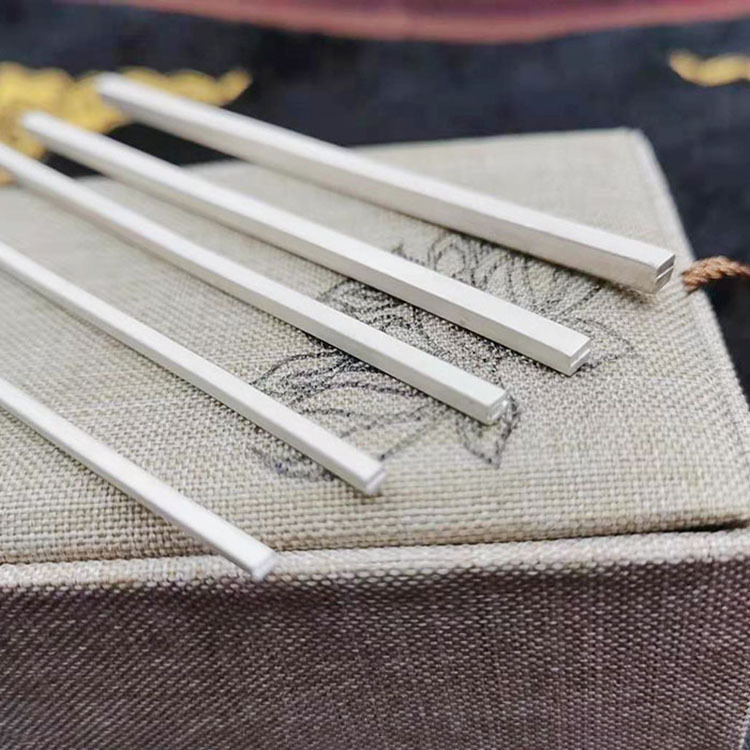 9999 Sterling Silver Silver Processing Silver Bar DIY Square Bar Square Line Semi-Circle Ring Bracelet Bar Silver Piece Pendant Silver Wire