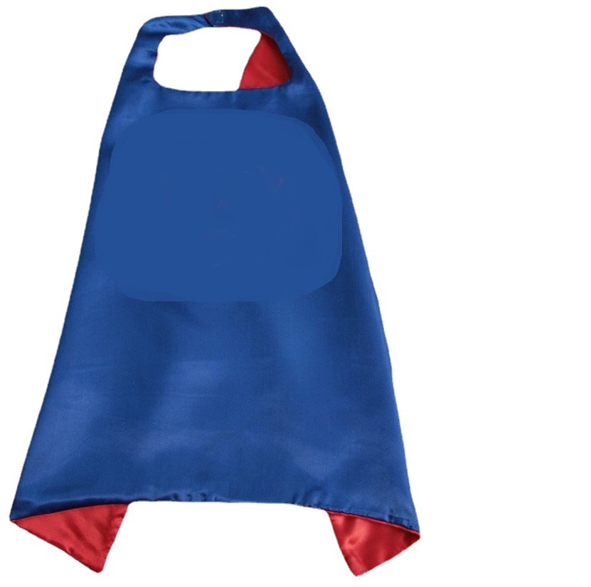Halloween Sade Superman Children's Double-layer Cape Eye Mask Set Various Colors LOGO