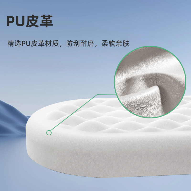 Cross-border new water ripple wristband keyboard wrist support memory foam massage PU non-slip office keyboard hand support