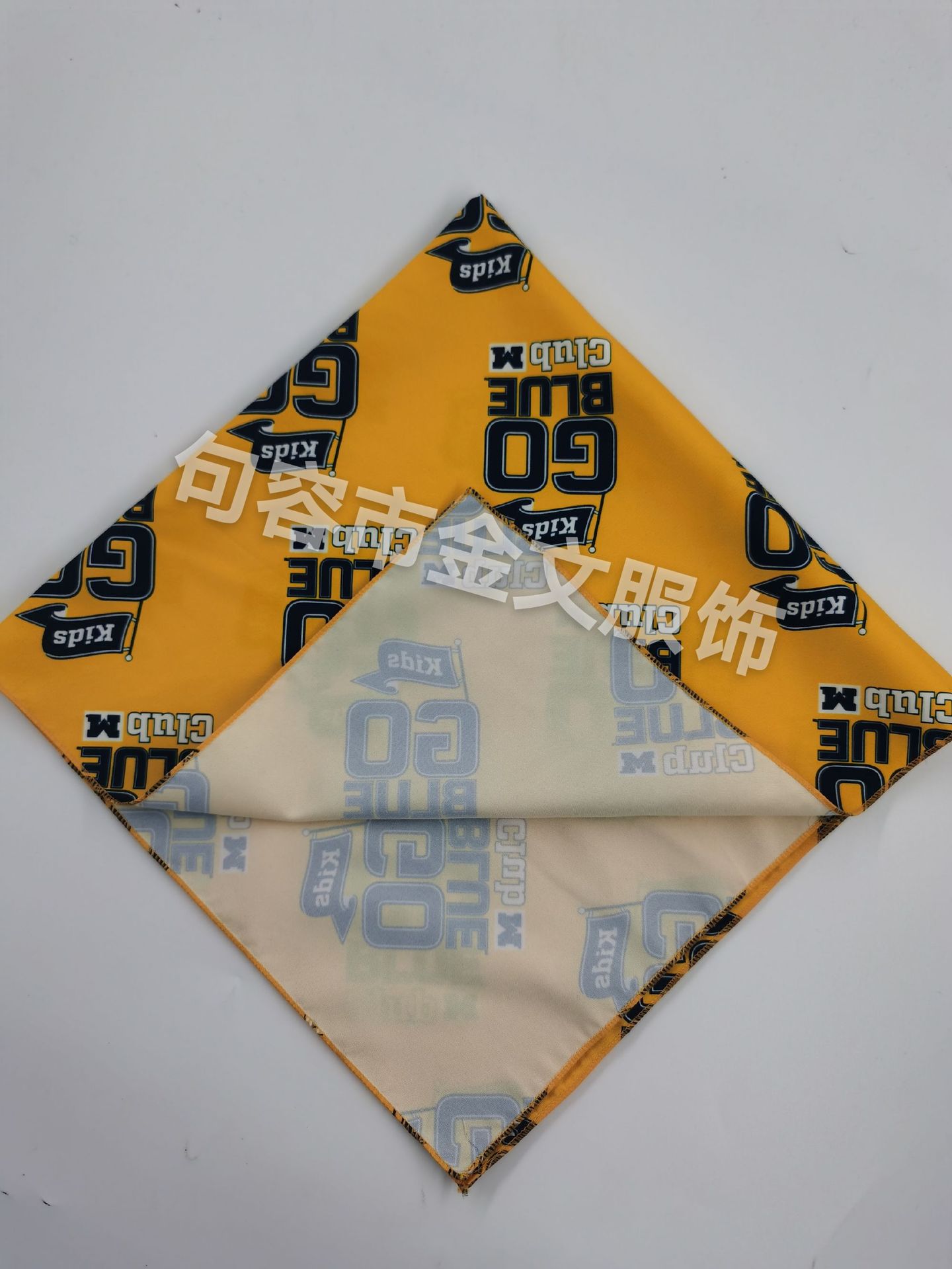 Keding logo turban factory professional printing high quality environmental protection digital printing polyester digital printing turban