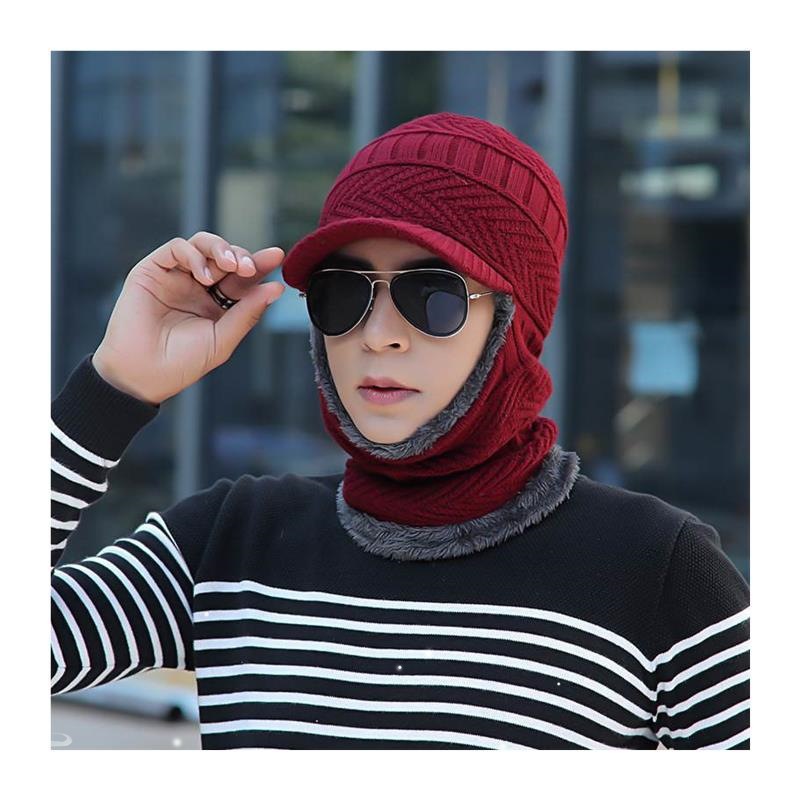 ⑥N 916 Winter Hat Skullies Beanies Hats Men's Wool