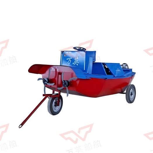 Rural River and Pond Aquatic Plant Crushing Boat Water Hyacinth, Water Chestnut, Water Cabbage Crushing Boat Source Manufacturer with Strong Capabilities
