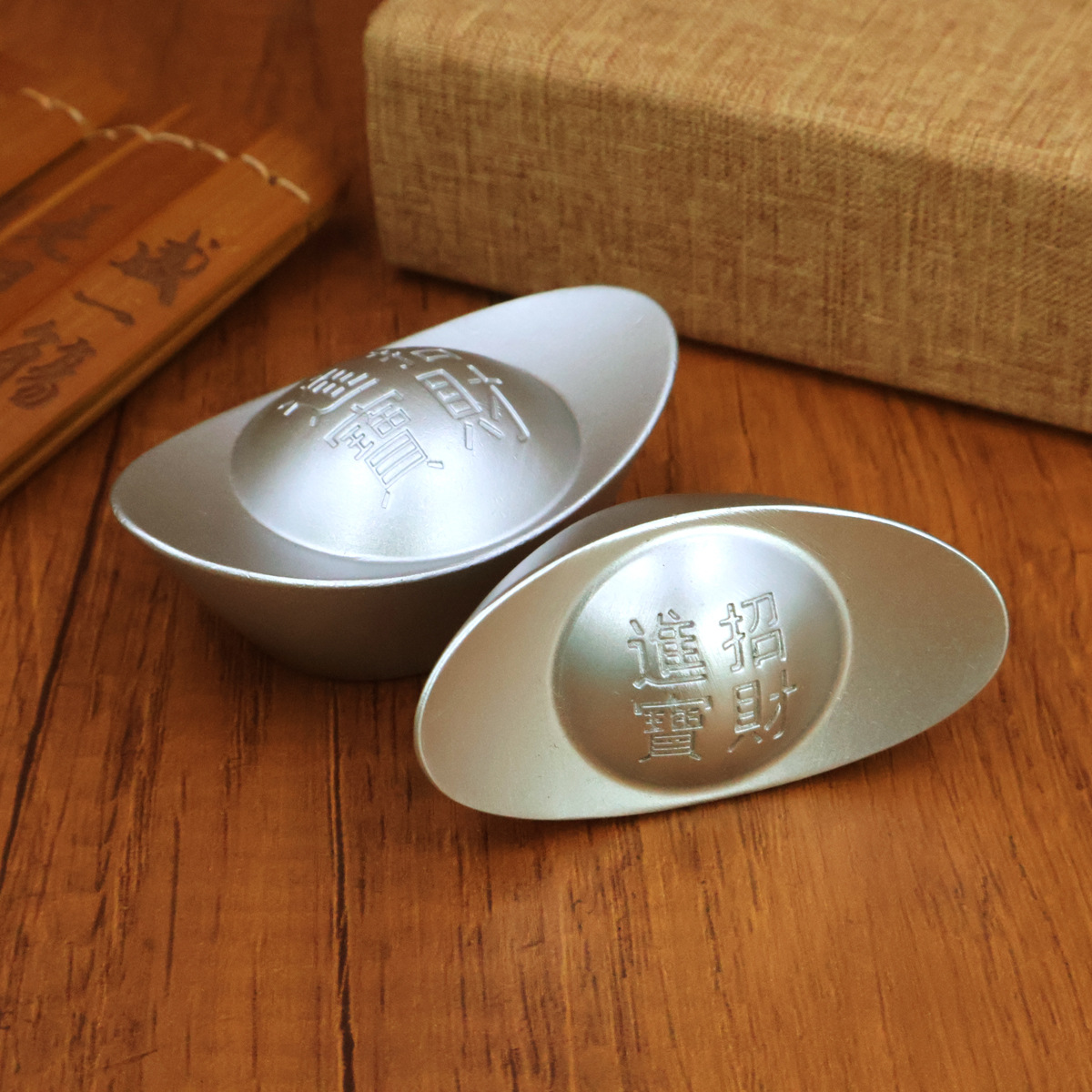 Solid Sand Gold and Silver Ingots, One Ingot to Attract Wealth, Living Room Cornucopia Decorations, Opening Housewarming Gifts