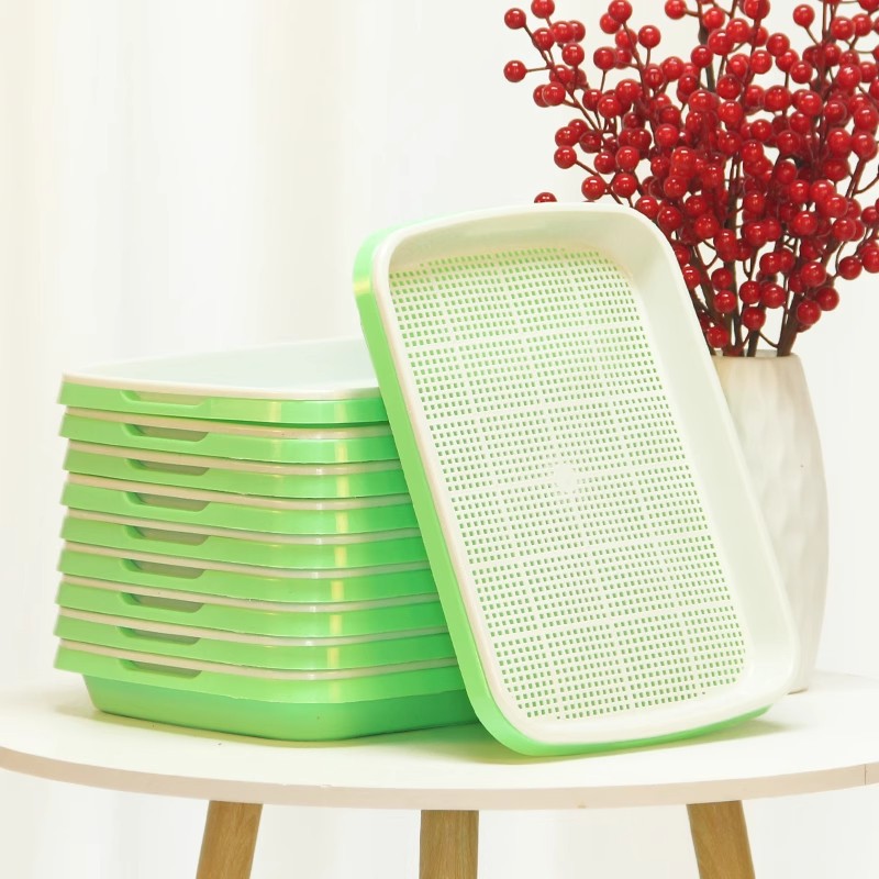 Seedling Tray Germination Pot Magic Bean Sprout Seedling Pot Sprout Vegetable Wheat Seed Hydroponic Vegetable Germination Box Pea Seedling