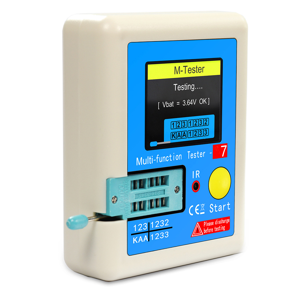 In-Stock, Immediate Dispatch, Multi-Function Transistor Resistor Capacitor Mos Tester Esr Lcr-T7 with Full-Color Graphic Display
