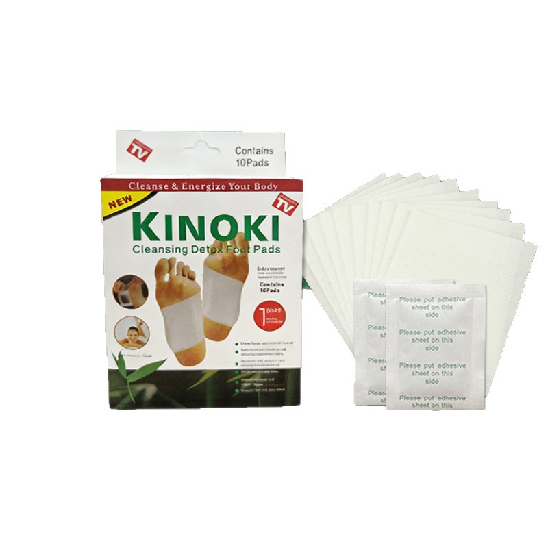 Foreign Trade Amazon Kinoki Korean Version Foot Patch Foreign Trade Cross-Border Kinoki Foot Patch Gold Foil Foot Patch Foot Patch Foot Warmer