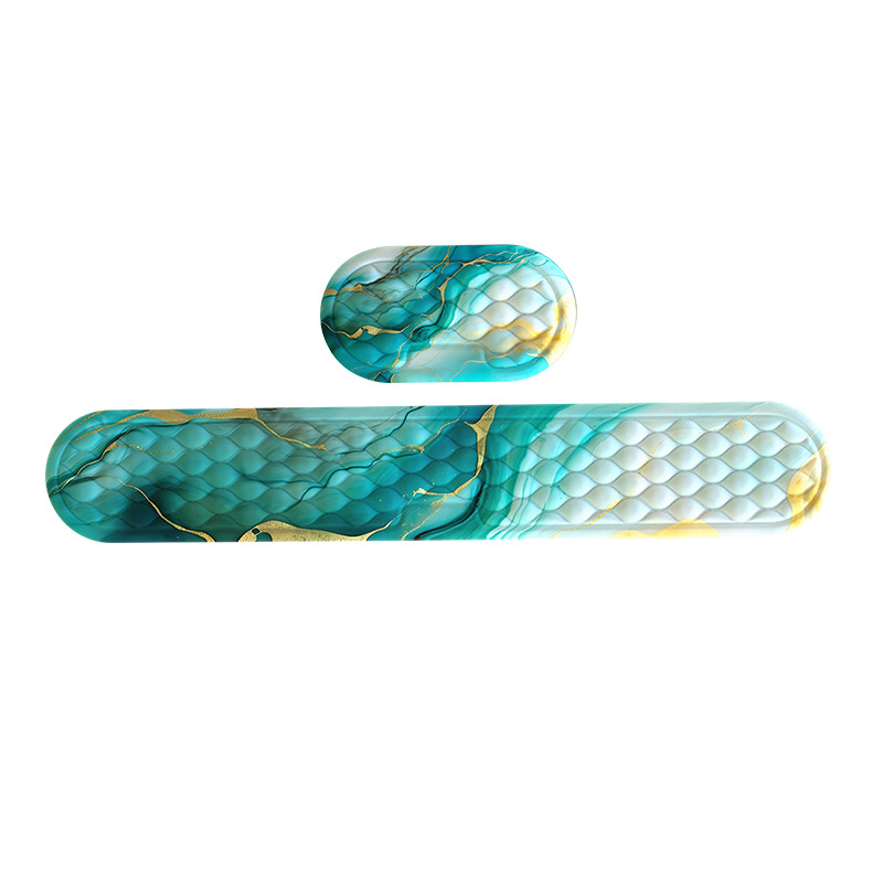 Desktop Comfortable Palm Rest Wrist Support Mechanical Keyboard Hand Rest Silicone Wrist Rest Memory Foam Keyboard Hand Rest Wrist Pad