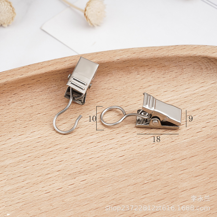 Металлический зажим для штор с зубчатым кольцом