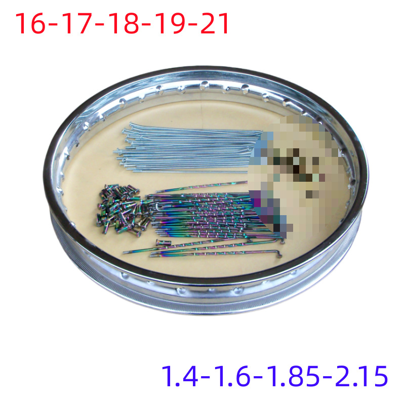 275/300/325/1.4/1.6/1.85 Spokes 2.15X16 Steel Rim 17 18 Steel Wire 19 Rim 21inch