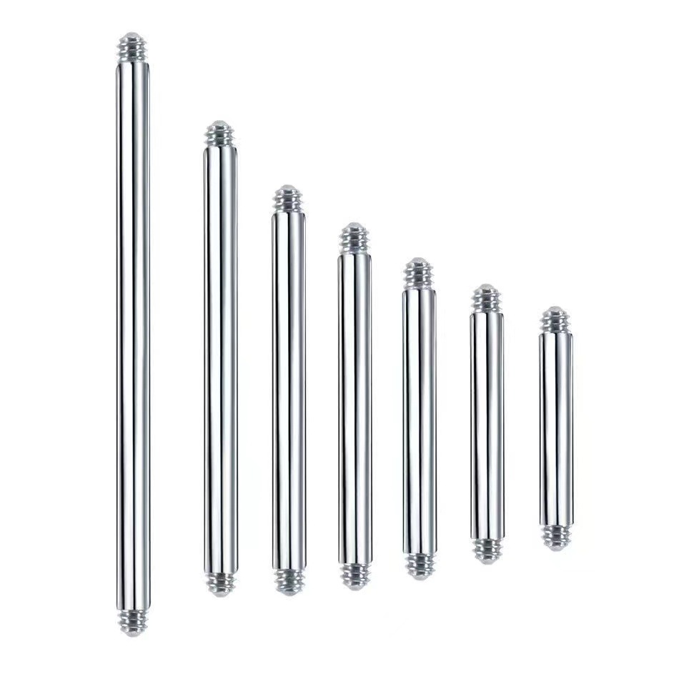 316L Titanium Steel Tongue Nail Ear Bone Nail Lip Nail Breast Nail Replacement Rod Outer Teeth Piercing Jewelry Accessories Universal Spot