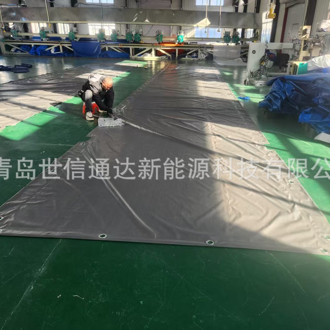 Open-Top Container Pvc Cover Open-Top Cabinet Tarpaulin Waterproof, Rainproof and Sunproof Directly Operated by Qingdao Factory