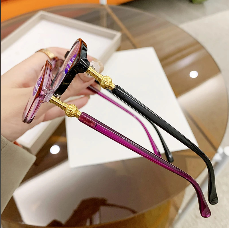 Explosive Fashion Lantern Anti-blue Light Retro Flat Mirror for Men and Women Presbyflower Glasses Stall Running Jianghu Portable Glasses