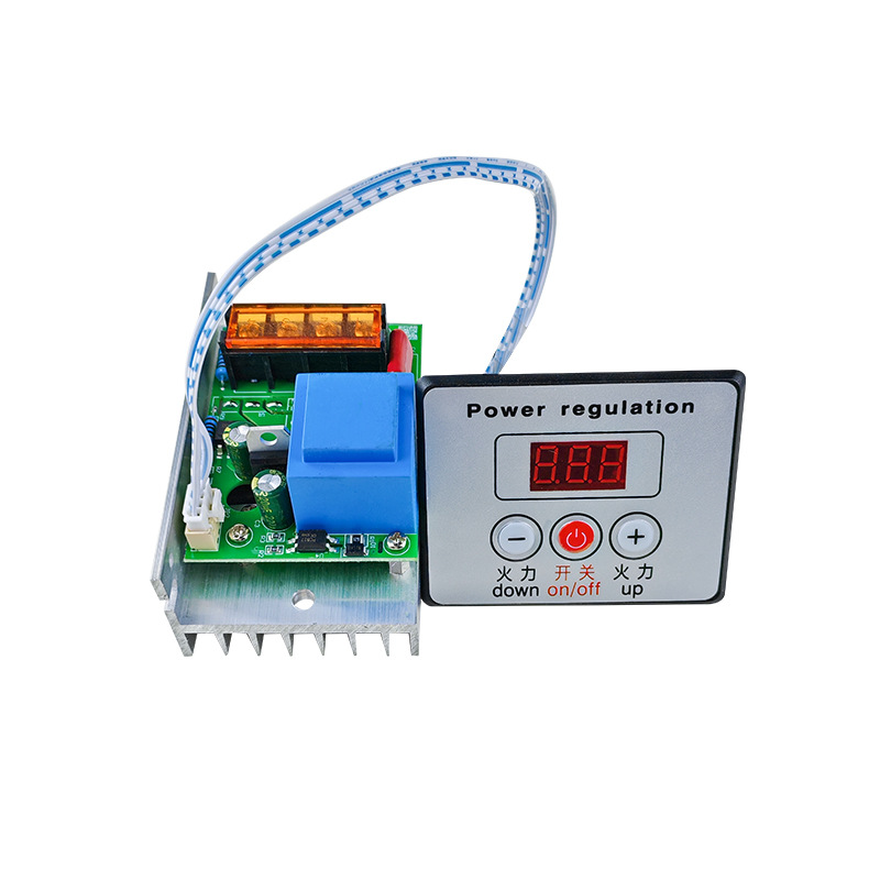 8000 Voltage Stabilization Thyristor Voltage Regulator with Voltage Stabilization Oven Controller Hot Pot Controller Heating Tube Temperature Regulation