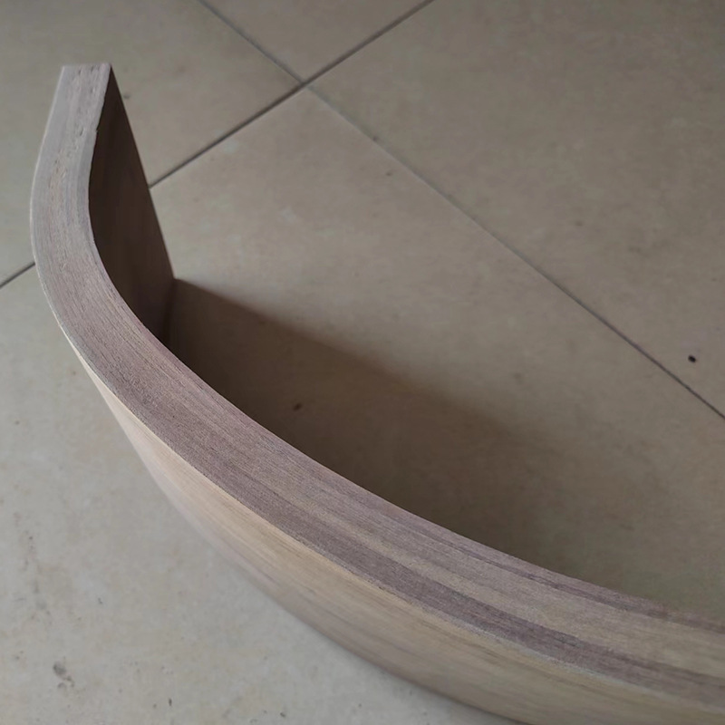 Factory Wholesale Solid Wood Multi-Layer Board Bent Wood Processing Black Walnut Bent Wood Bent Board Chair Legs