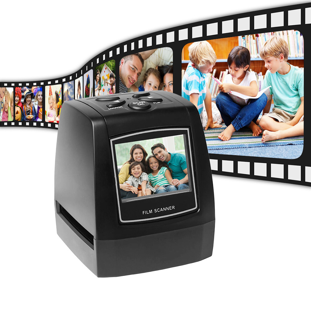 35/135mm film scanner film negative slide scan with 2.36-inch LCD screen