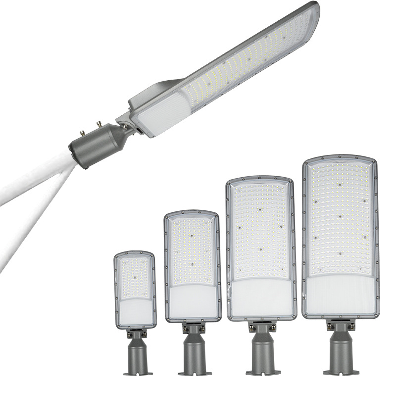 Engineering Road Lighting Outdoor Led Street Light High Pole Light Connected to Electricity Integrated Self-Bending Arm Municipal Street Light