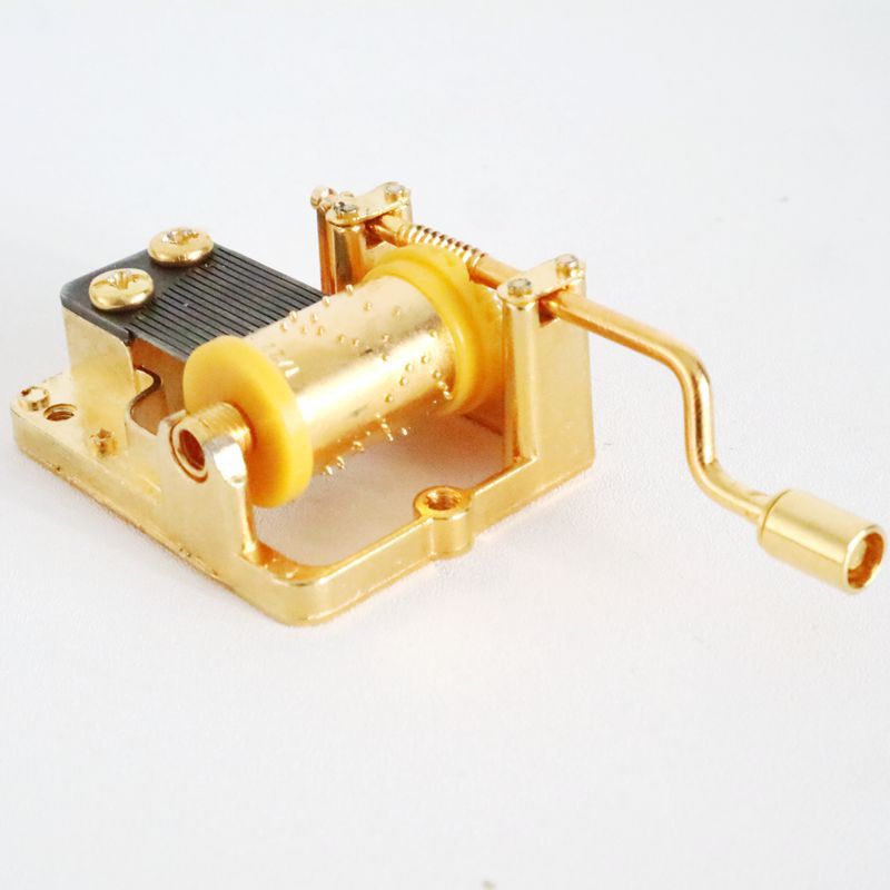 Hand-cranked music bell music box Movement music box movement wooden music Bell all kinds of famous music movement wholesale