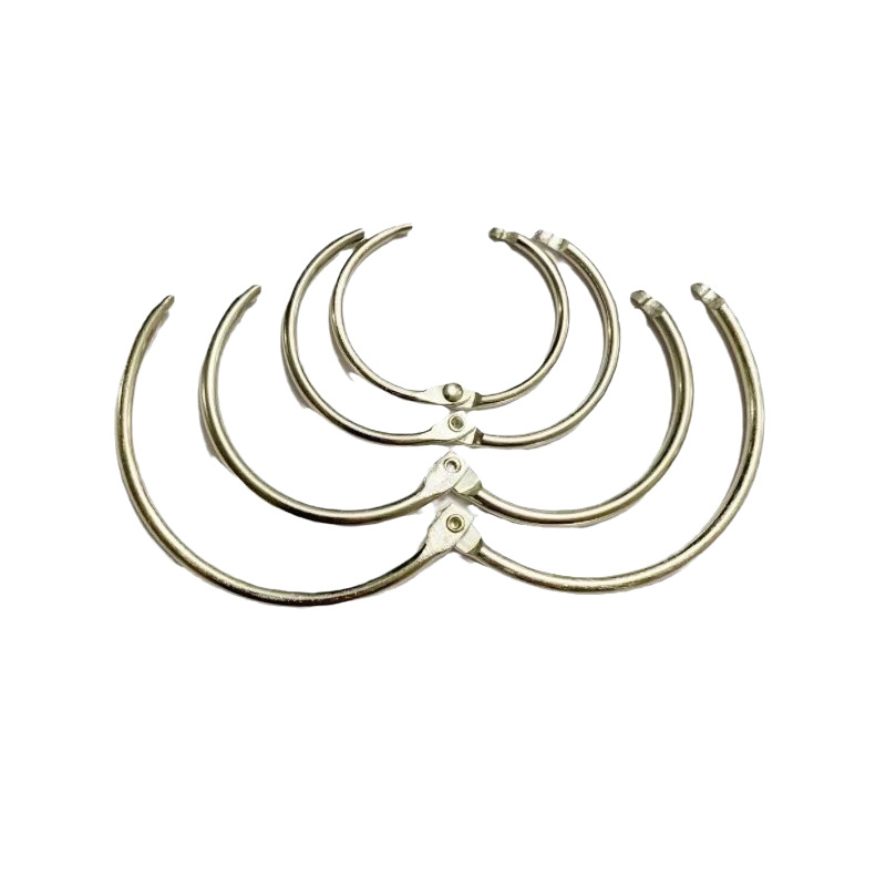 Factory Curtain Ring Live Buckle Hanging Ring Hook Accessories Buckle Ring Roman Rod Circle Metal