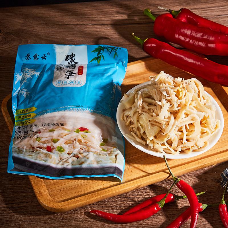 Специальные жареные бамбуковые побеги из Цзянси, нежные бамбуковые побеги, весенние бамбуковые побеги, аутентичные жареные на углях советы по приготовлению бамбуковых побегов, нарезанные бамбуковые побеги, сушеные продукты, ингредиенты для отелей