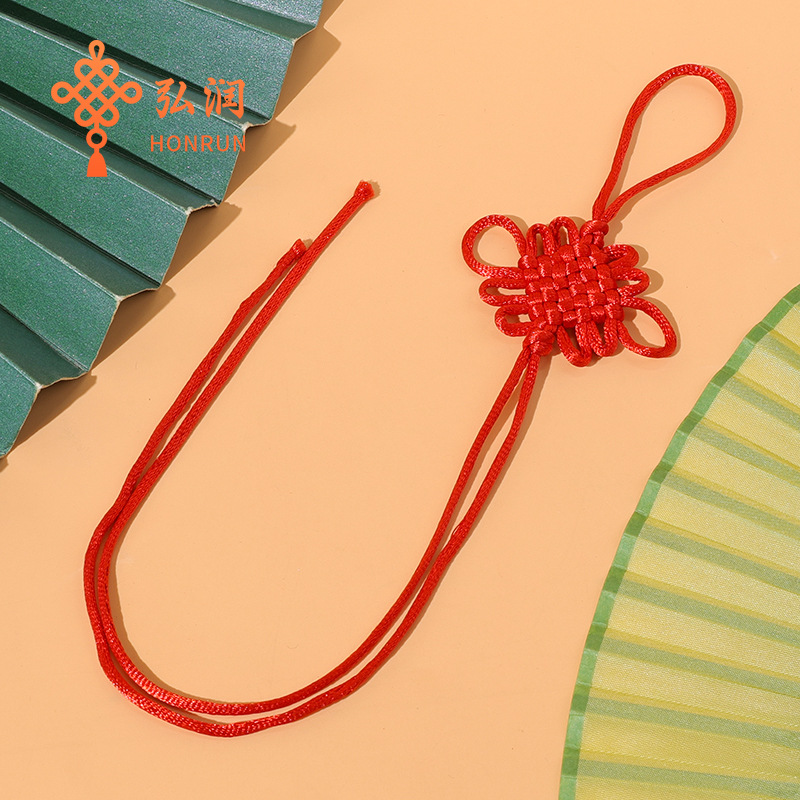 Ручной китайский узел № 5 6 дисков квадратный узел подвеска для подарочной коробки 25 см