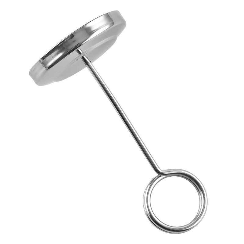 Hotel restaurant solid stainless steel plate holder vertical self-service plate card holder table number plate spot