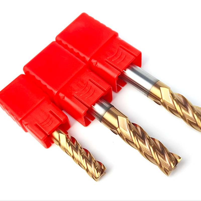 58-Degree 4-Flute Flat-Tipped Tungsten Steel Milling Cutter, High-Hardness Alloy Coating Cnc Tool