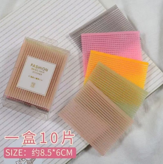 Boxed Trendy Bangs Stickers for Women, Black Hair Stickers, Sticky Korean Magic Stickers, Hair Stickers, Hair Fragments Stickers, Hair Accessories